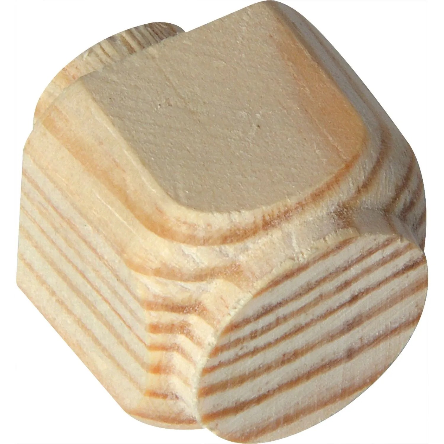 Alles im Griff Holz-Ziernagel 25x25 mm Zapfen Ø 15 mm Kiefer Roh 100 Stück