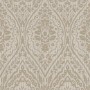 Beige-braune Vliestapete mit floralem Ornament im Landhausstil für Wohn- und Esszimmer.