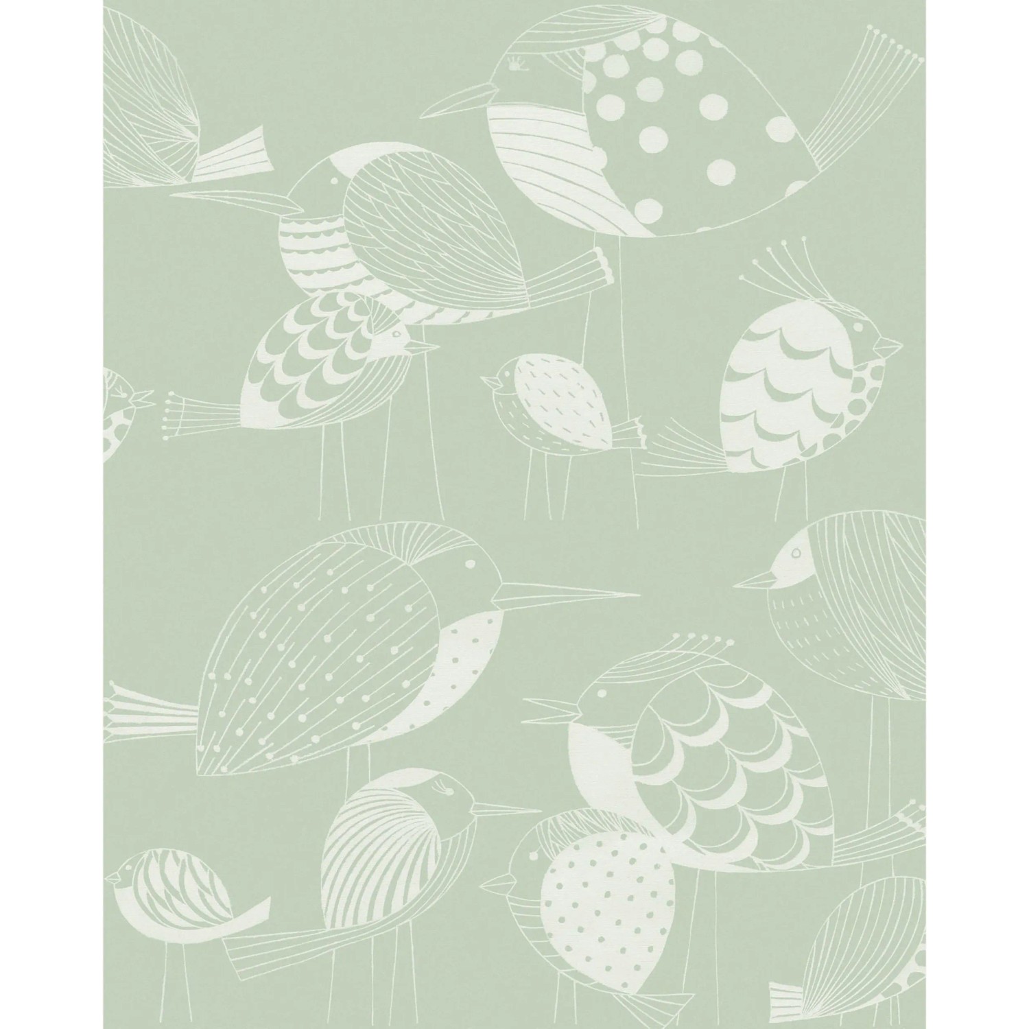 Komar Vliestapete Naive Birds 200 cm x 250 cm günstig online kaufen