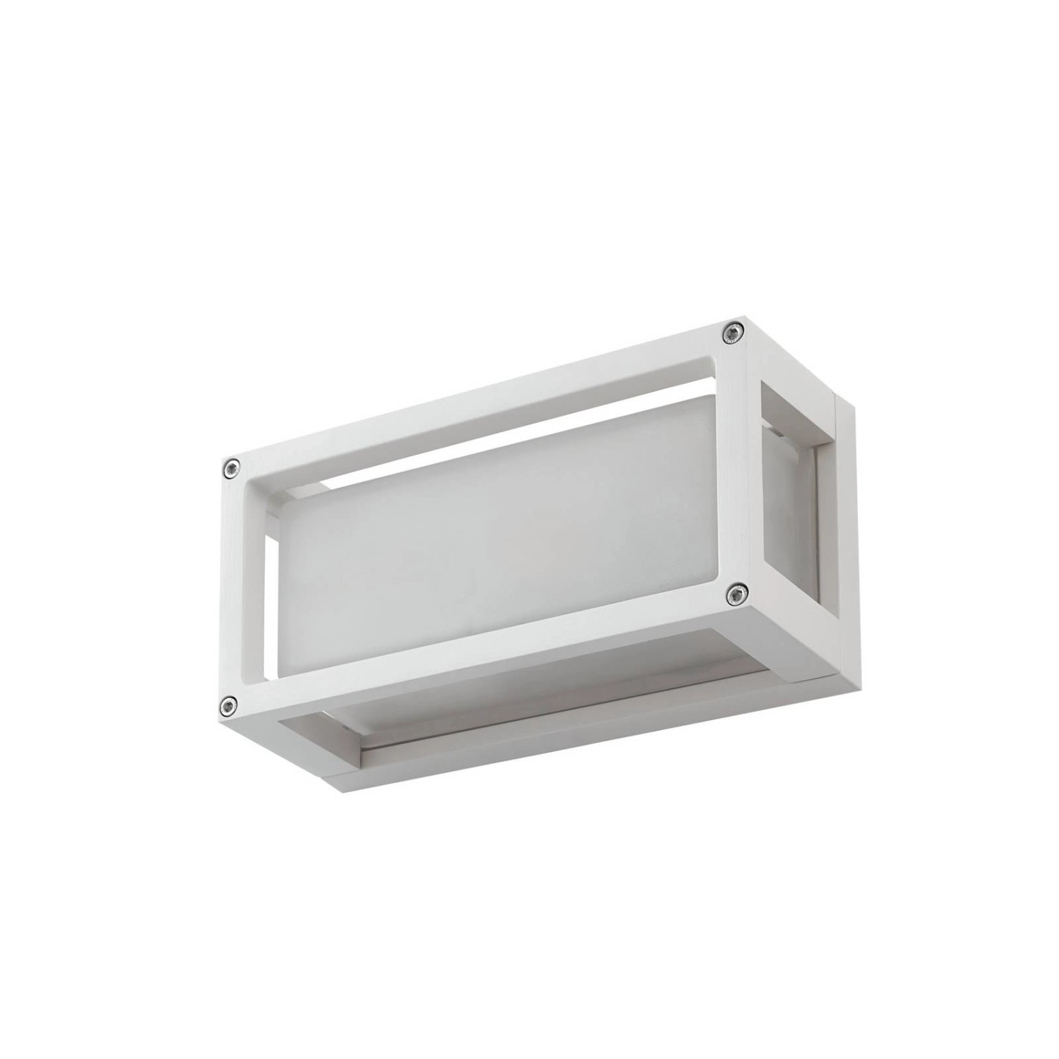 Lucande Wandleuchte Außen Aurelien 10033977 Spritzwassergeschützt Modern in Weiß aus Aluminium 1-flammig E27