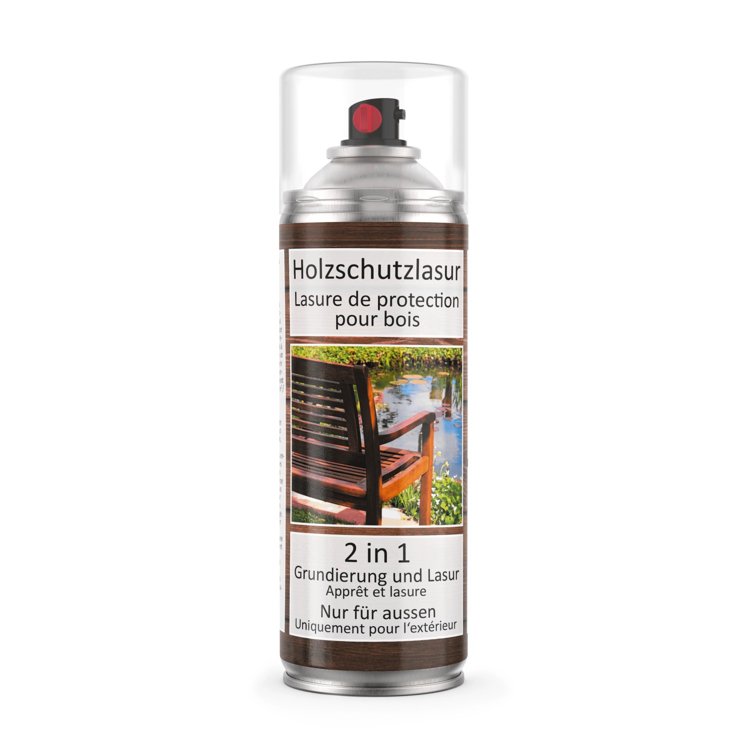 COLORS Holzschutzlasur Spraydose 400ml Palisander