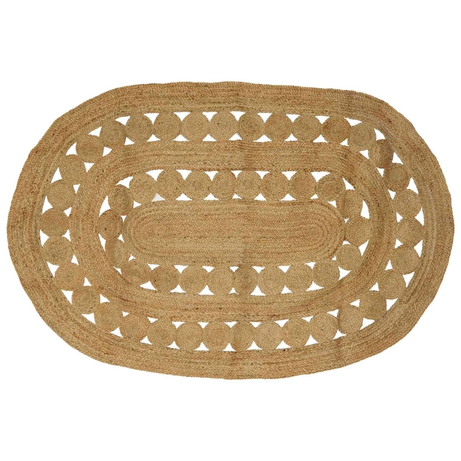 vidaXL Teppich Braun 205 x 305 cm Jute 42010813
