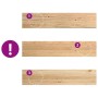vidaXL Fensterbänke 2 Stk Unbehandelt 120x30x2 cm Massivholz Eiche 4009114_7