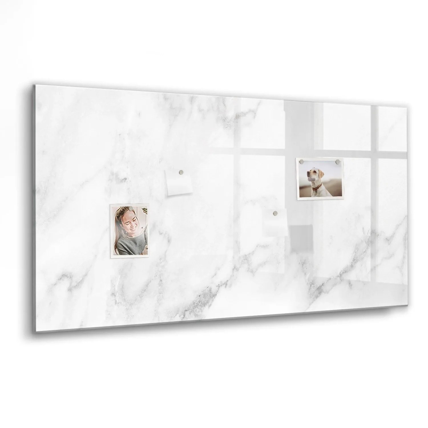 Tulup Schreib Magnettafel Marmor 120x60 cm Magnettafel Wohnzimmer Glas Schw günstig online kaufen