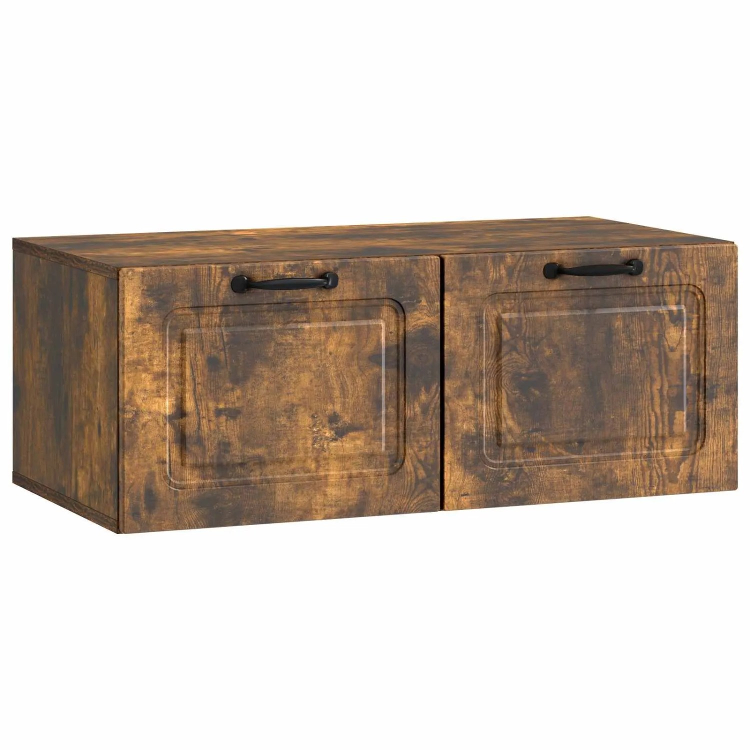 vidaXL Wandmontierter TV-Schrank Geräucherte Eiche 78,5 x 41 x 30 cm 899370