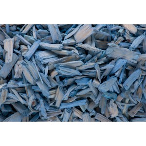 Blaue Indoor Decor Schnitzel als Dekormulch für Pflanzgefäße, 3,5 l.