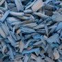 Blaue Indoor Decor Schnitzel als Dekormulch für Pflanzgefäße, 3,5 l.