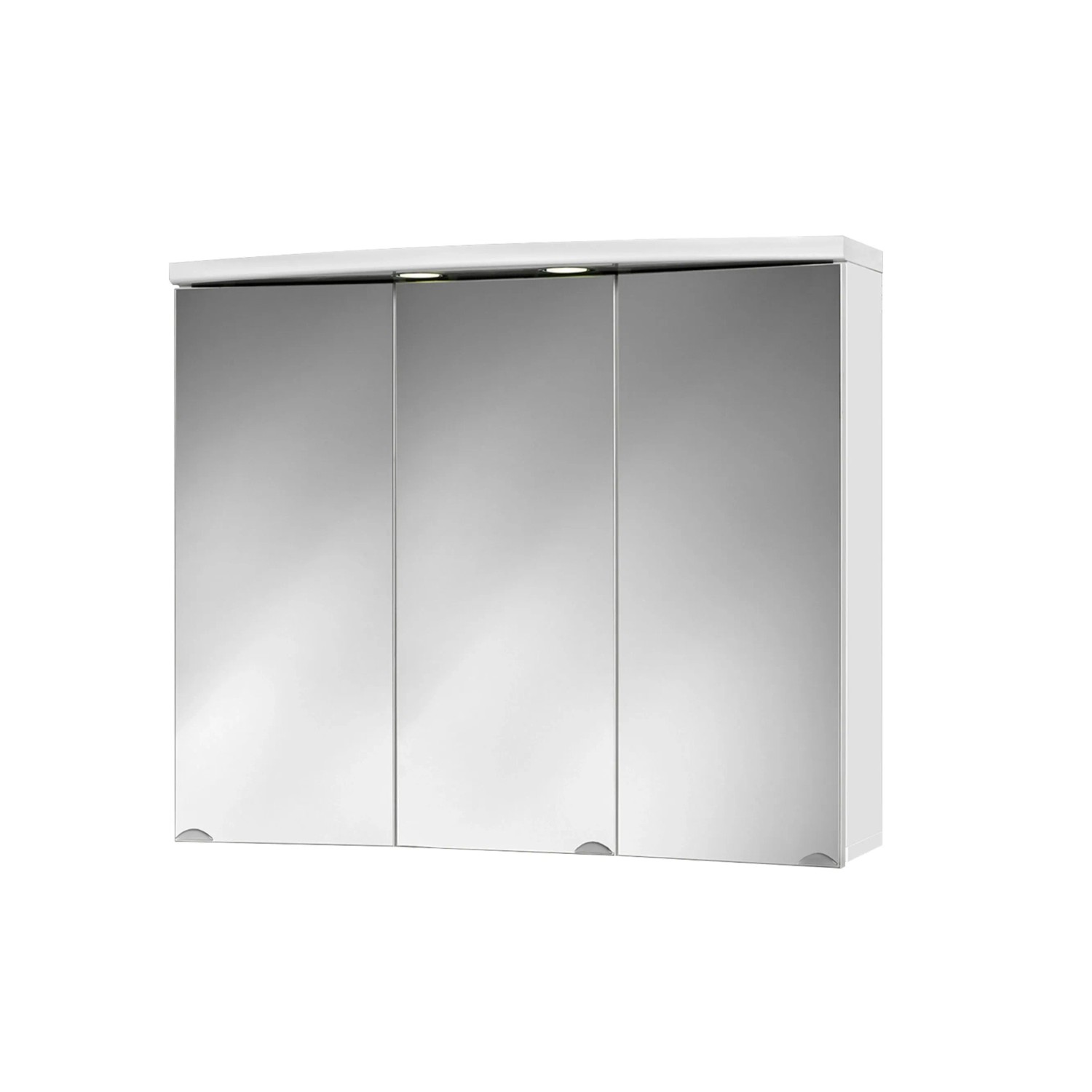 Sieper Spiegelschrank Ancona 83 cm x 69 cm Weiß Hochglanz