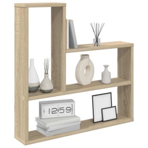vidaXL Wandregal Sonoma-Eiche 60 x 11 x 60 cm Holzwerkstoff 8012166