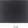 Anthrazitfarbene LED-Wandleuchte Carlo, 13x8cm, für indirekte Beleuchtung im Innen- und Außenbereich.