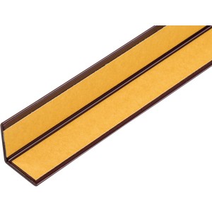 Alberts ungleichschenkliges Winkelprofil aus Aluminium in Dark Berry, 2000 mm lang.