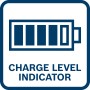Symbol für Ladestandsanzeige für Bosch Professional 18V Werkzeuge.