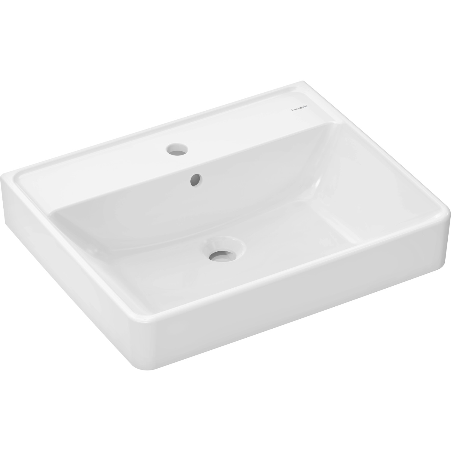 Hansgrohe Waschtisch Xanuia Q 60 cm X 48 cm Weiß günstig online kaufen