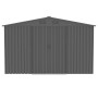 Tepro Metall Gerätehaus Flex Shed XX-Large in Anthrazit, Frontansicht mit Schiebetüren.