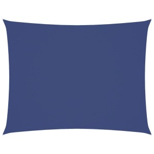 vidaXL Sonnensegel Oxford-Gewebe Rechteckig 5x6 m Blau 135549