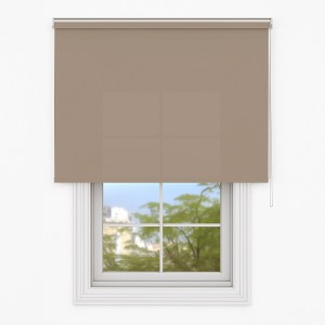 Deco-Raum Tageslicht-Rollo Bohren Basic GL 115 cm x 150 cm Cappuccino