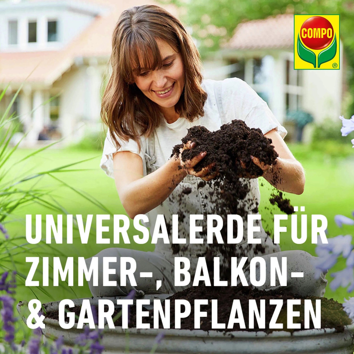Compo Qualitäts-Blumenerde ca. 50 Prozent weniger Gewicht 1 x 60 l_4