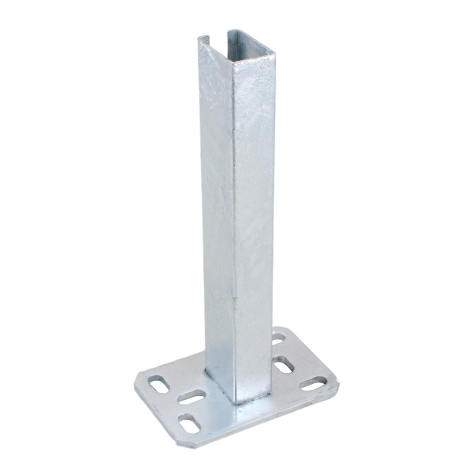 Galaflor Lange Bodenplatte für 60x40mm Pfosten Verzinkt günstig online kaufen