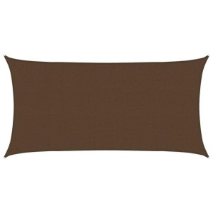 vidaXL Sonnensegel 160 g/m² Braun 2x4 m HDPE 311779