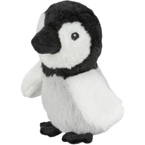 Jollypaw Pinguin Hundespielzeug aus Plüsch, 20 cm, schwarz-weiß.