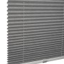 Graues Schöner Wohnen Plissee Milla, 60x130 cm, mit Crush-Struktur für Fensterdekoration.