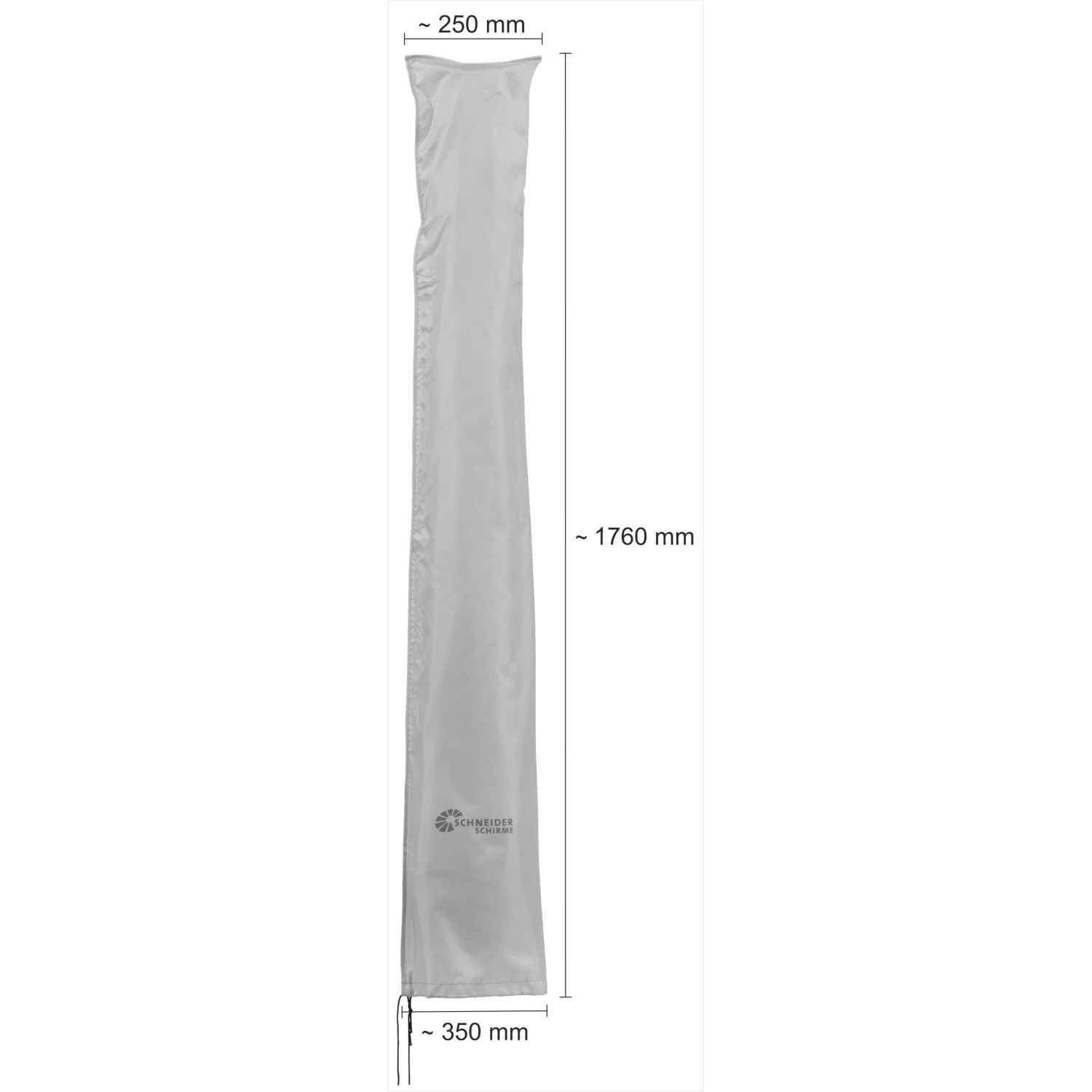 Schneider Schutzhülle für Sonnenschirme bis Ø 300cm, aus Polyester, wasserabweisend.