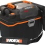 Worx Akku-Nass-/Trockensauger WX031.9 mit Zubehör und Tragegurt.