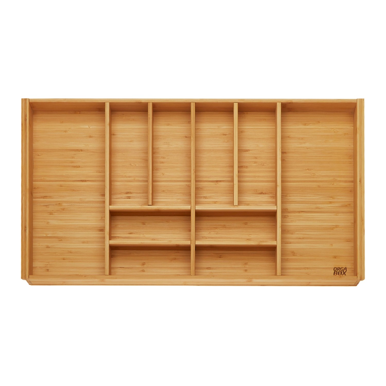 SOTECH ORGA-BOX 3 Bambus Besteckeinsatz Für 90er Schublade 473x797x56 mm mit 10 Fächer Für Nobilia Küchen Ab August 2012