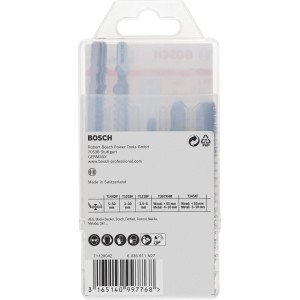 Bosch Stichsägeblatt-Set, 15-teilig, für Multimaterial, T-Schaft, im Kunststoffkasten.
