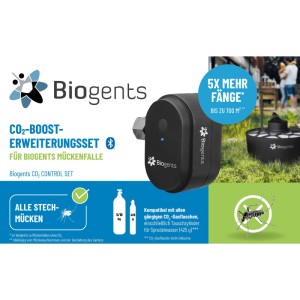 Biogents CO2-Boost Erweiterungs-Set für Mückenfalle. Zubehör zur Steuerung der CO2-Abgabe per App.