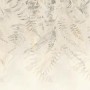 Komar Vliesfototapete Herbarium, 200x250 cm, mit zarten Farn- und Pflanzenmotiven in Beige- und Grautönen.