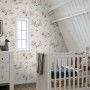 Kinderzimmer mit ESTAhome Tapete Hirsche Crème-Beige, 50x900cm, dekorative Vliestapete.