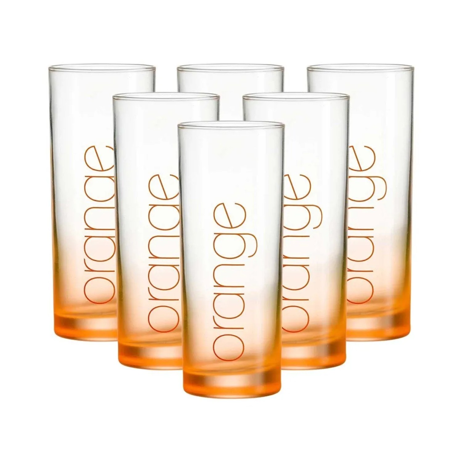 Ritzenhoff & Breker Flash Trinkglas 360 ml 6er Set Orange