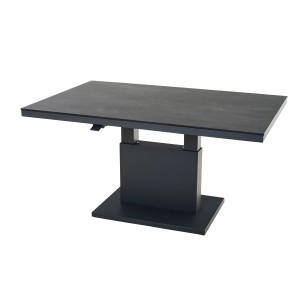 Rechteckiger Siena Garden Gartentisch Talina mit Ferrostone-Tischplatte, 90x137,5 cm.