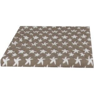 Bestlivings Waschmaschinenbezug 60x60 cm, Seestern Taupe, Frottee-Abdeckung für Trockner