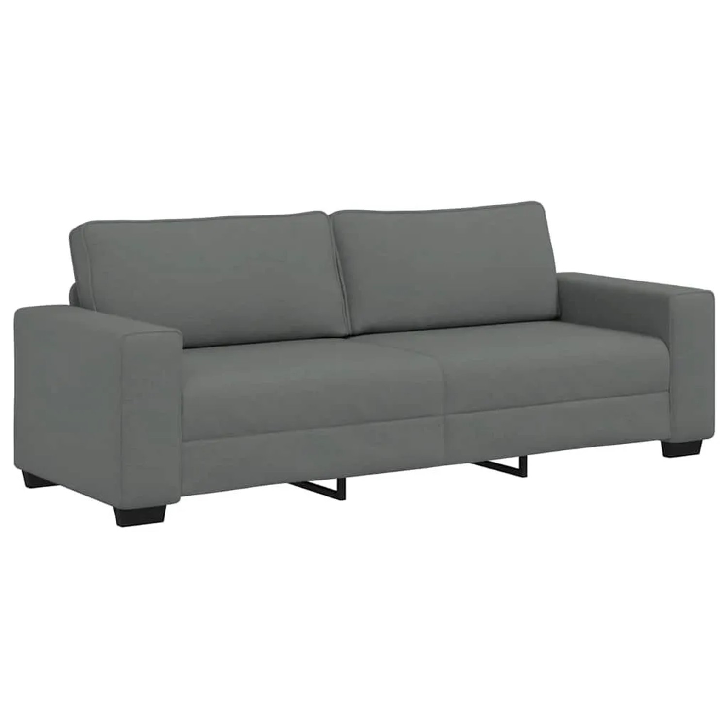 vidaXL 3-Sitzer-Sofa Dunkelgrau 180 cm Stoff 4105177 günstig online kaufen