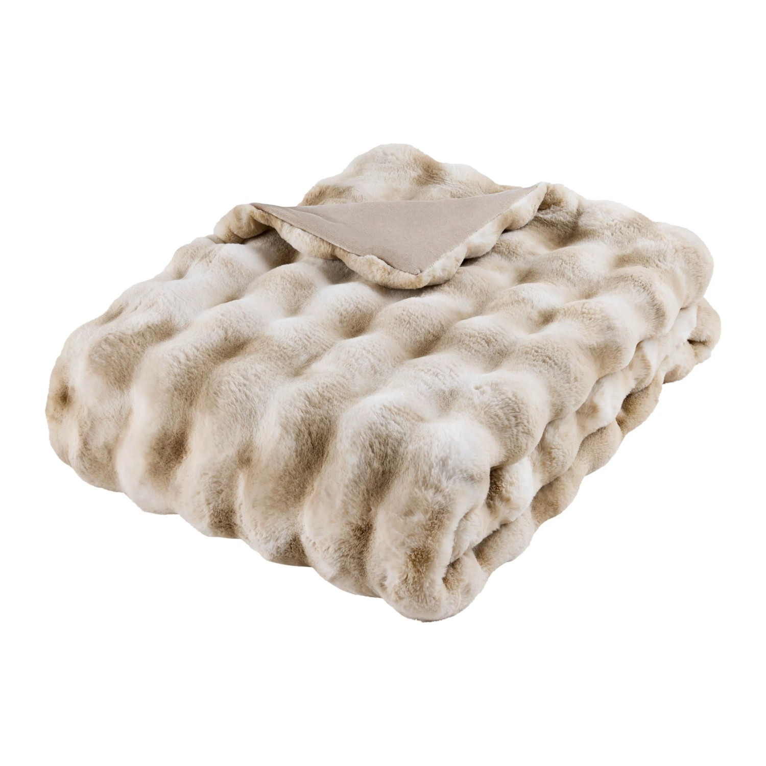 Premium Living Felldecke Svea Beige ca. 140x200cm