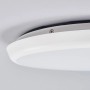 Weiße, runde Arcchio LED Deckenleuchte Augustin für Bad, dimmbar, IP54.