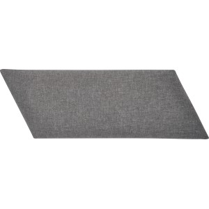 Wandkissen Diamant rechts, 30x15 cm, dunkelgrau strukturiert, zur Wandgestaltung.