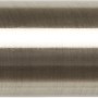 Gardinenstange aus Edelstahl, silberfarben, 160 cm lang, für Gardinen und Vorhänge.