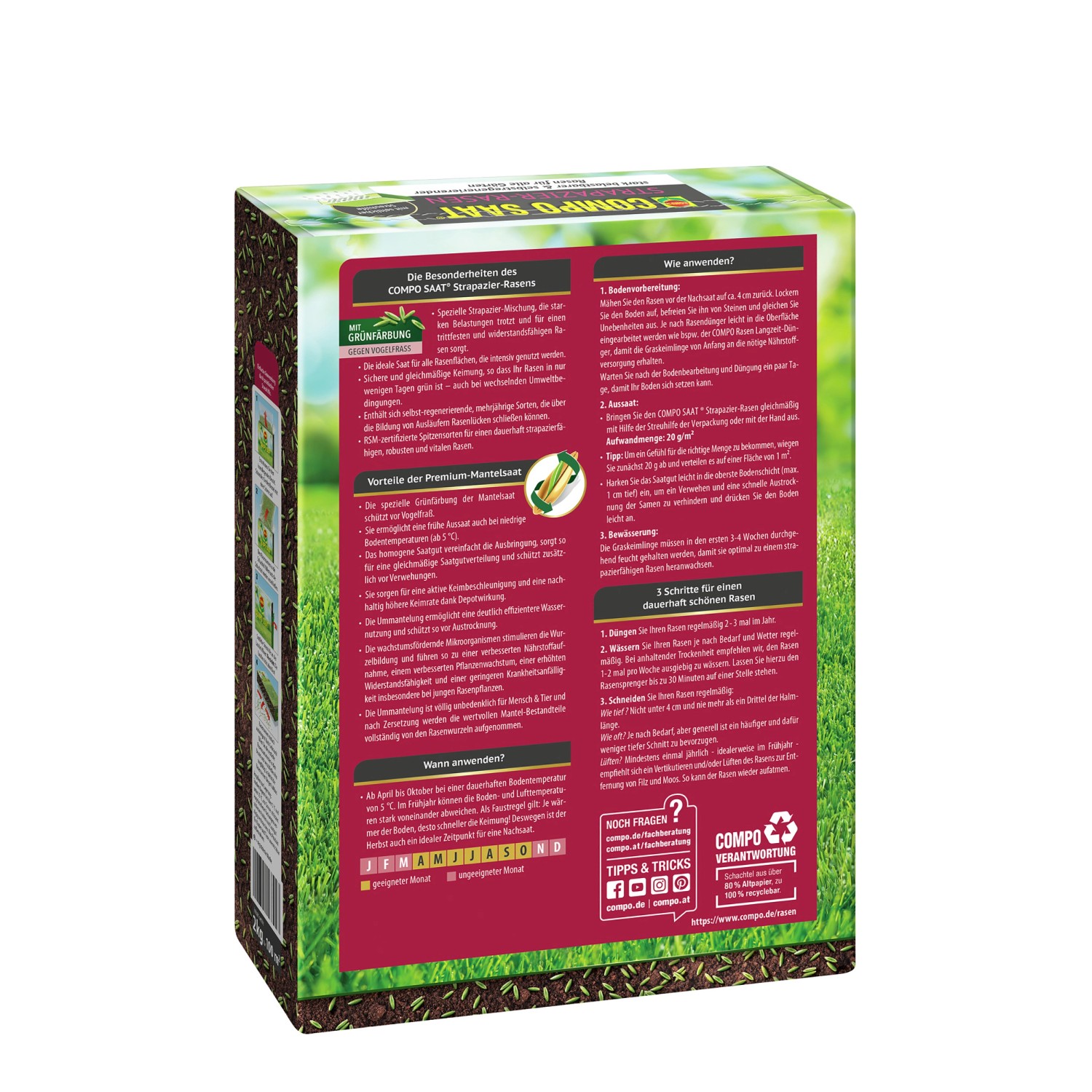 Compo Saat Strapazier-Rasen 2 kg_2