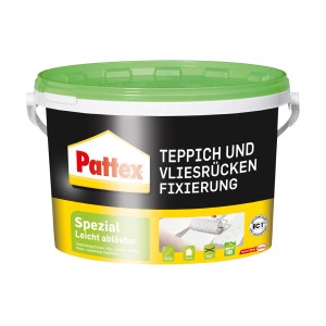 Eimer Pattex Teppichkleber Spezial 6kg für Teppich und Vliesrücken.