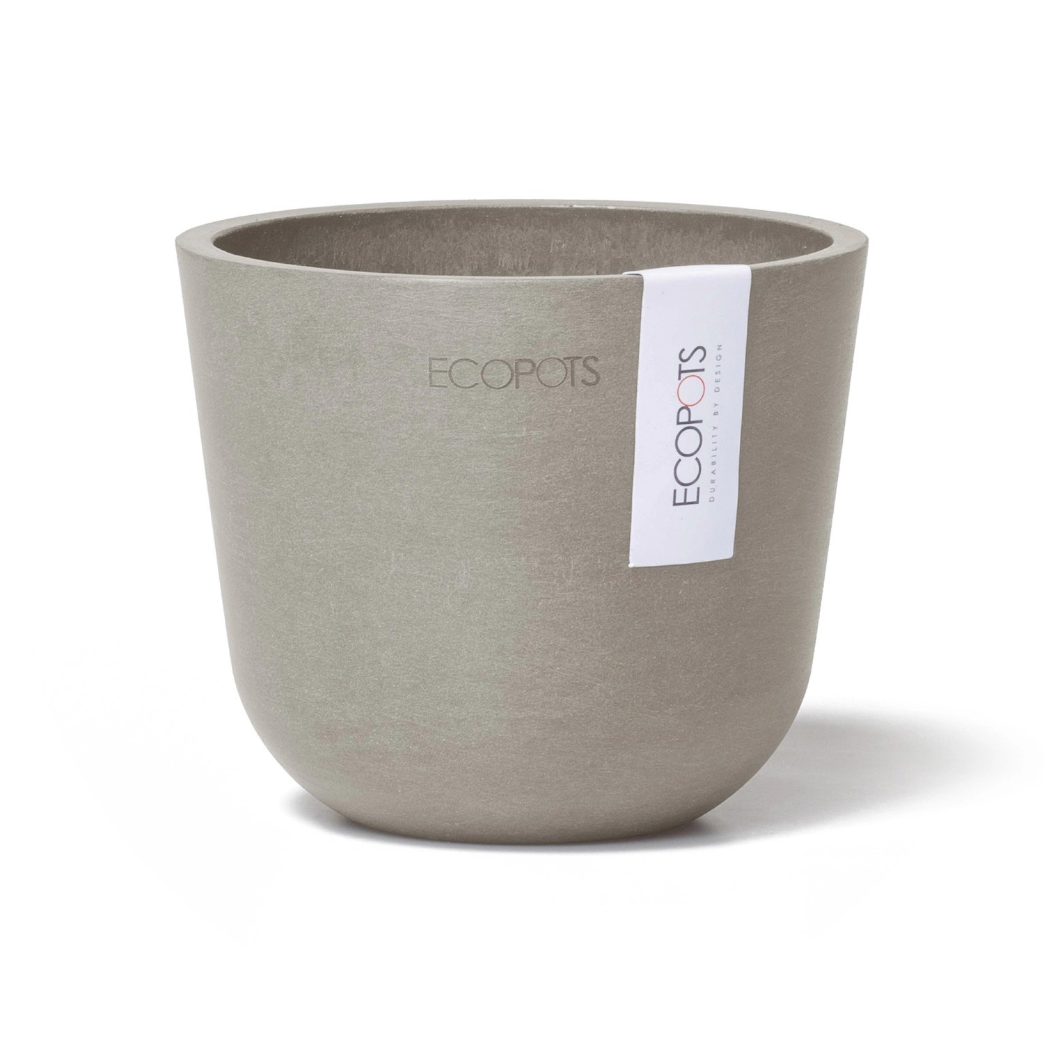 Ecopots Pflanztopf Oslo Mini Braungrau 11,5 cm x 10 cm günstig online kaufen