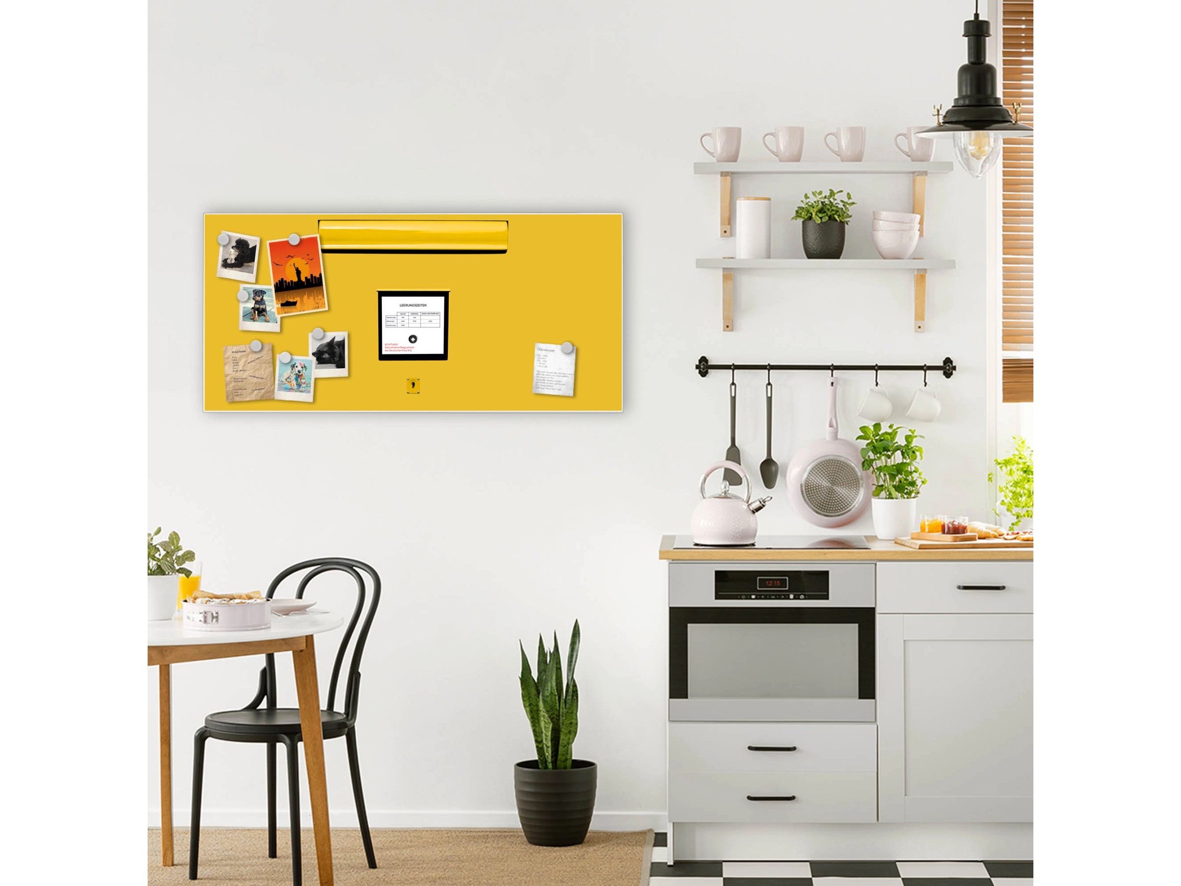 Banjado Magnettafel 30x75 Cm – Magnetwand Mit Motiv Für Küche & Büro