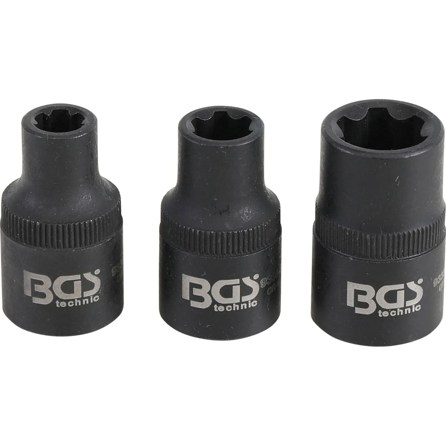 BGS Steckschlüssel Einsatz Satz Keil Profil  Für RIBE  M6S M8S M12S 3Tlg  9336