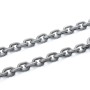 Seilflechter Ankerkette, 3 m, Ø 6 mm, verzinkt, für Edelstahl-Beschläge.