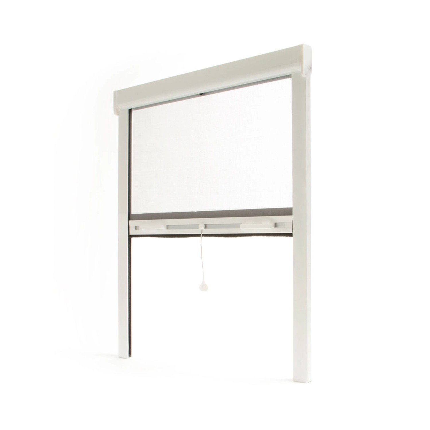 Avosdim Insektenschutzrollo Fenster & Tür Aluminium 80cm x 100cm Weiß günstig online kaufen