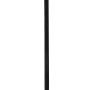 Gartenstecker mit Edelstahlkugel, silberfarben, 55 cm hoch, Dekoration für Garten und Beet.