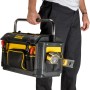 Stanley FatMax Werkzeugtrage (1-79-213) mit vielen Taschen, robust und mit verschließbarer Abdeckung.