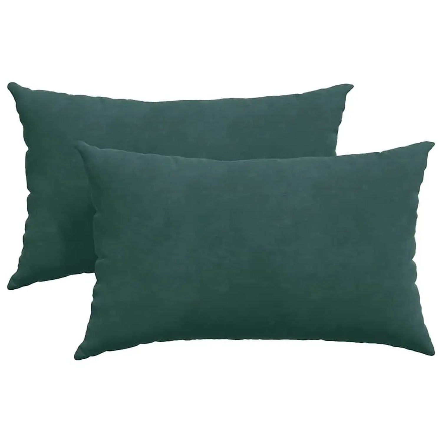 vidaXL Sofakissen 2 Stück Dunkelgrün 50 x 30 cm Cordstoff 42013629